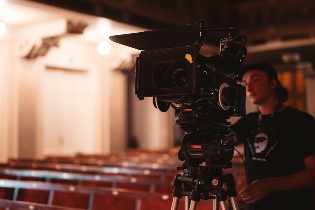 Video production team at work